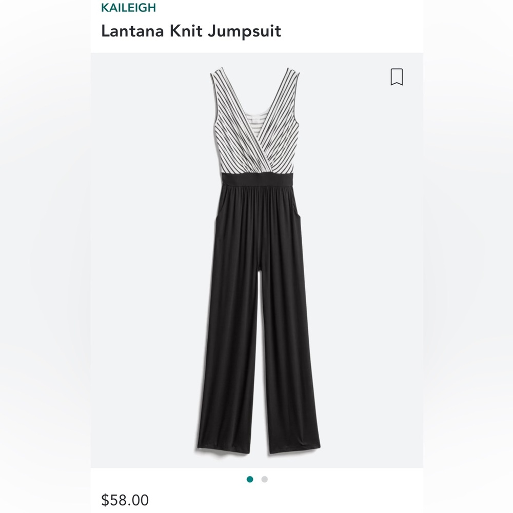 NWT - Kaileigh Lantana Knit Jumpsuit